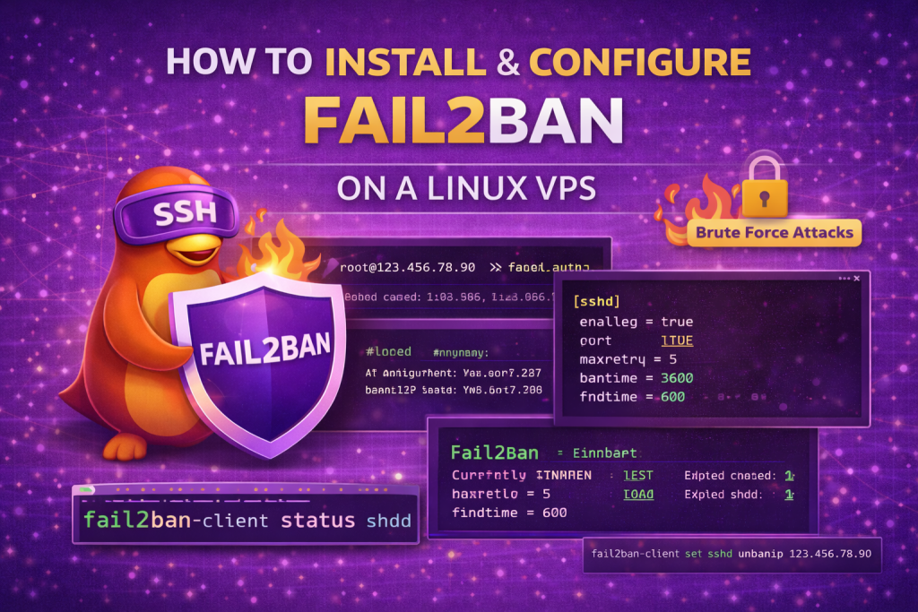 How to Install and Configure Fail2Ban security on a Linux VPS - VM6 ...