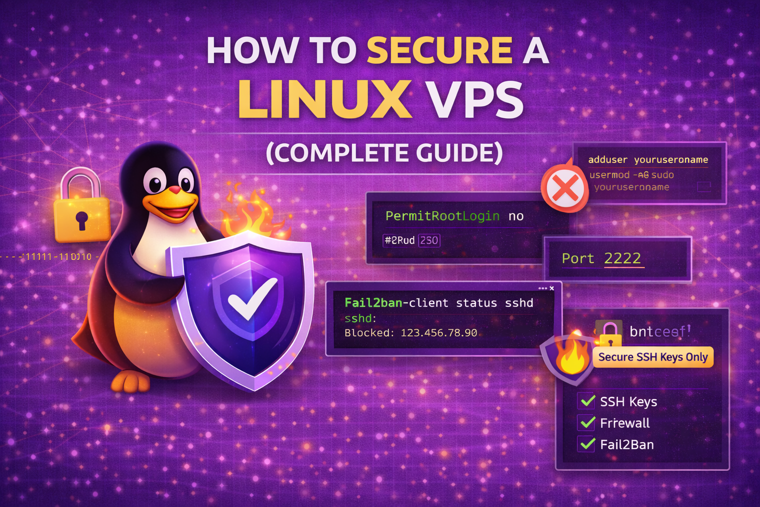 how to secure a linux VPS a complete guide