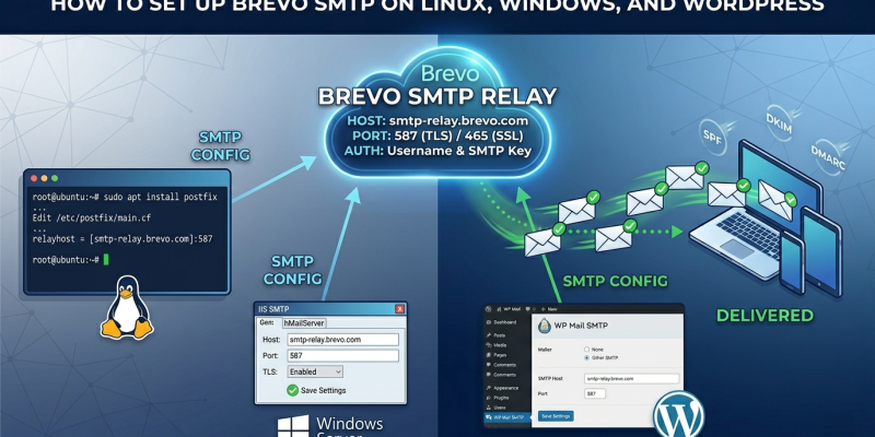 brevo mail vps setup