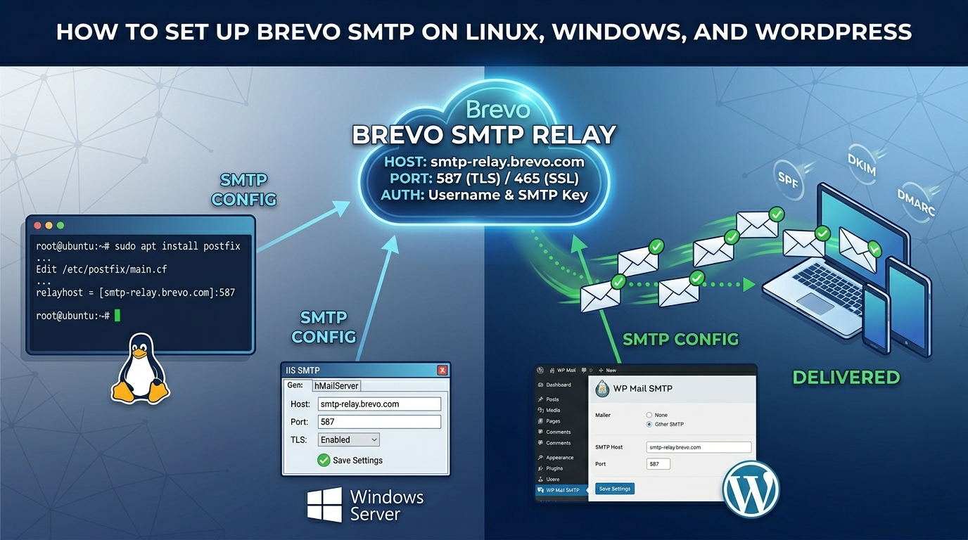 brevo mail vps setup