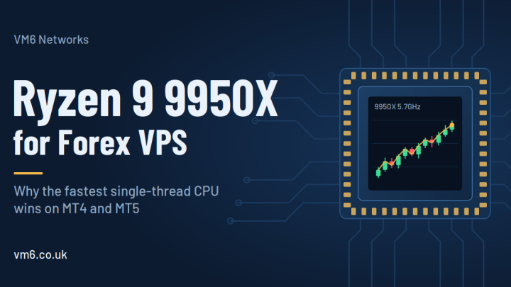 Why the Ryzen 9950X Is the Best CPU for Forex VPS Hosting